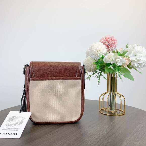 Coach CR236 Lucas Crossbody IN Natural Multi - Picture 3 of 10